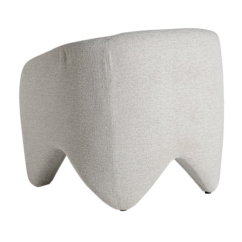 Sillón STADEN Art Deco, Blanco Roto