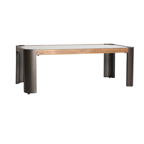 Mesa de Centro Rústica Madera de Abeto NARBONA
