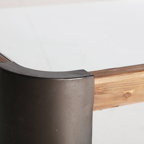 Mesa de Centro Rústica Madera de Abeto NARBONA