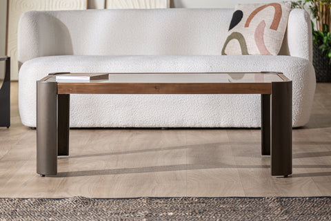 Mesa de Centro Rústica Madera de Abeto NARBONA