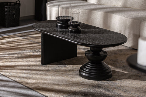 Mesa de Centro Artesanal con Madera Pino Reciclada KRASIC