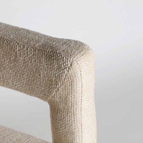 Silla Tapizada en Poliéster alta Calidad Beige VESTNES
