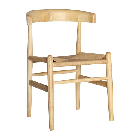 Silla Rustica con Madera de Olmo y Cuerda KARVAG