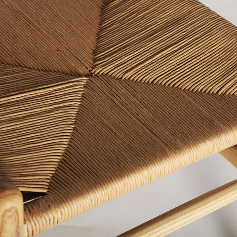 Silla Rustica con Madera de Olmo y Cuerda KARVAG