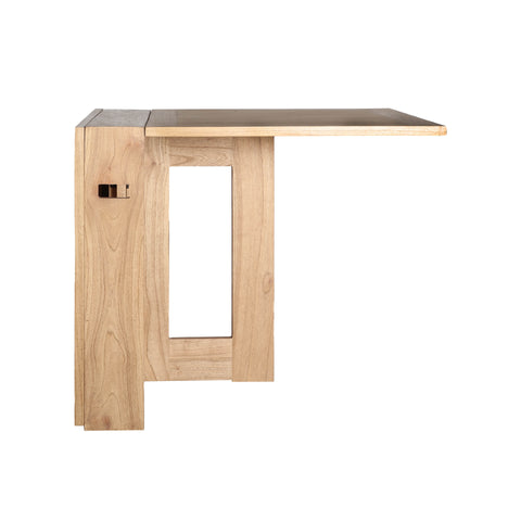 Mesa de Comedor Plegable con Madera Mindi NYRY