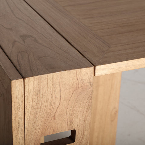 Mesa de Comedor Plegable con Madera Mindi NYRY
