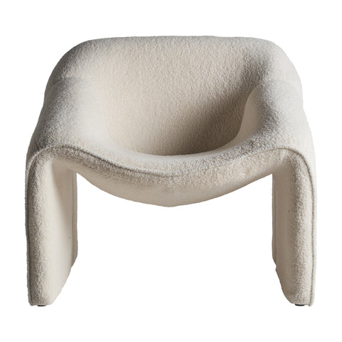 Sillón en Algodón Bouclé Diseño BATS