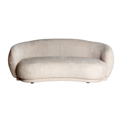 Sofá 2 Plazas De Algodón Bouclé Beige WILTHEN