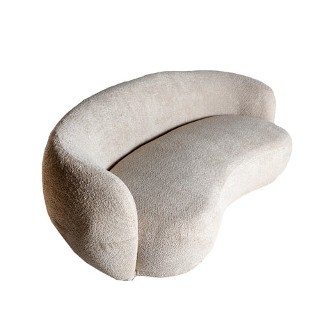 Sofá 2 Plazas De Algodón Bouclé Beige WILTHEN