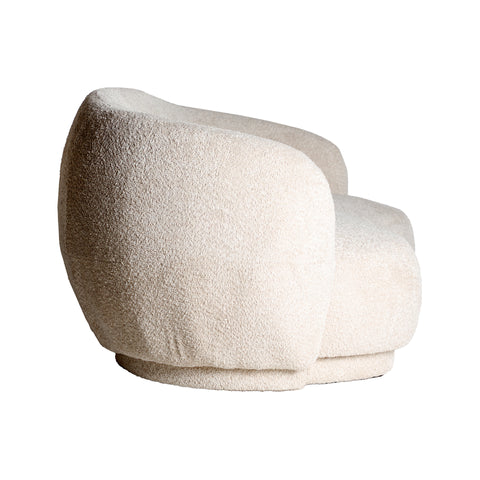 Sofá 2 Plazas De Algodón Bouclé Beige WILTHEN