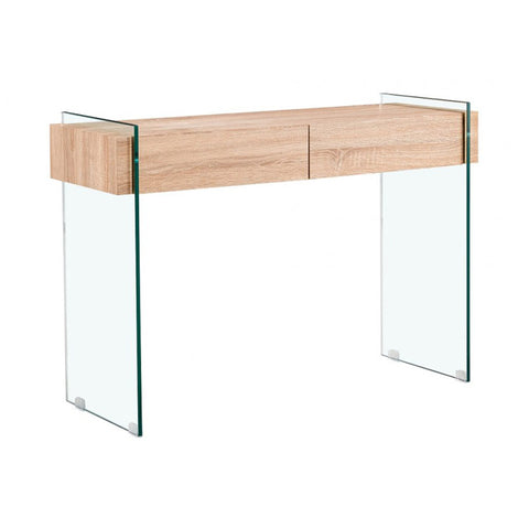 Consola de Cristal Dos Cajones de Madera CIERVO