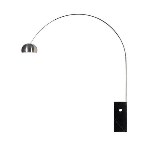 Lámpara de Pie ARCO - Base Rectangular Mármol