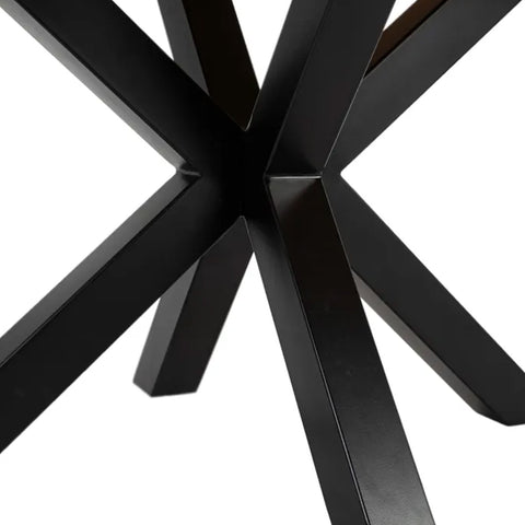 Mesa de Comedor Rectangular con Tapa de Madera Nogal LOUSSE
