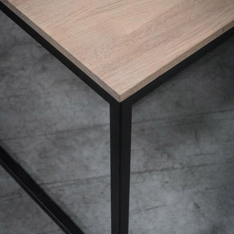 Mesa de Comedor con Tapa de Madera PORTO