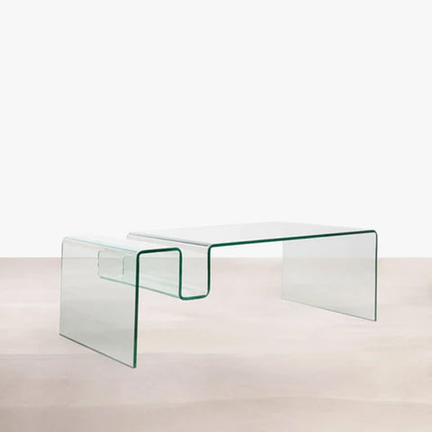 Mesa de Centro Cristal Curvado HARBOR