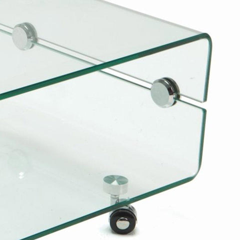 Mesa de Centro Cristal Curvado MELBOURNE