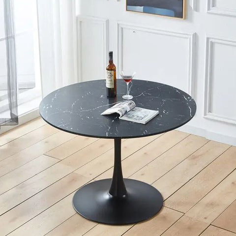 Mesa de Comedor con Tapa de Mármol TULIP