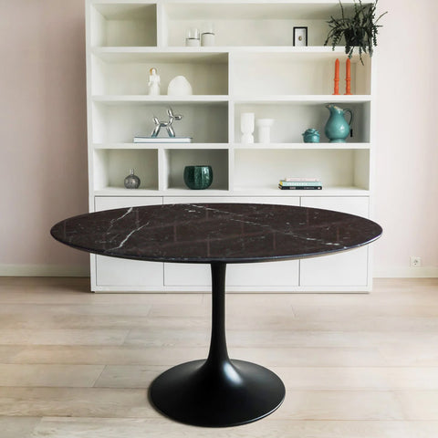 Mesa de Comedor con Tapa de Mármol TULIP