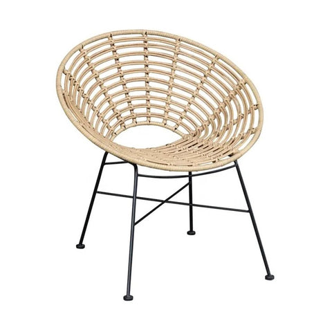 Pack de 2 Sillones de Exterior en Ratán Beige CIDORA