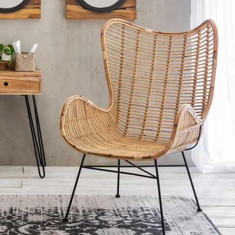 Sillón Exterior en Ratán Beige JAVA