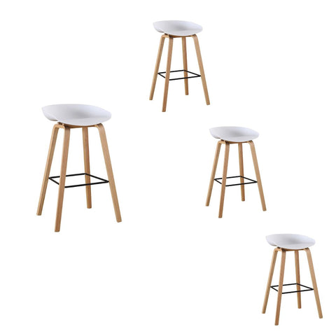 Pack de 4 Taburetes con Asiento de Polipropileno ARTICUS