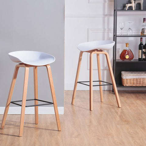 Pack de 4 Taburetes con Asiento de Polipropileno ARTICUS