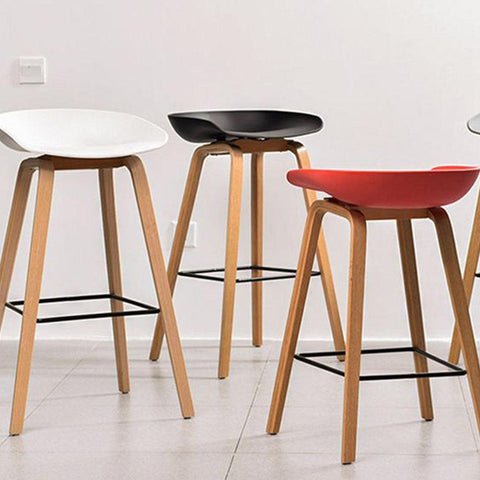 Pack de 4 Taburetes en Polipropileno Alto COLONIA
