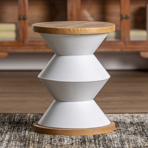 Mesa Auxiliar en Hierro y Madera MORIAT
