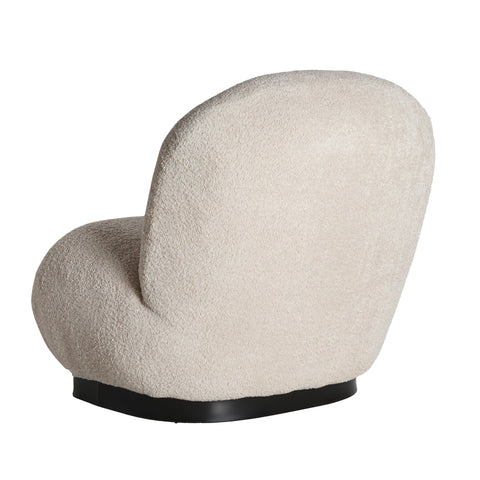 Sillón Bouclé en Algodón y Madera de Pino LENAX