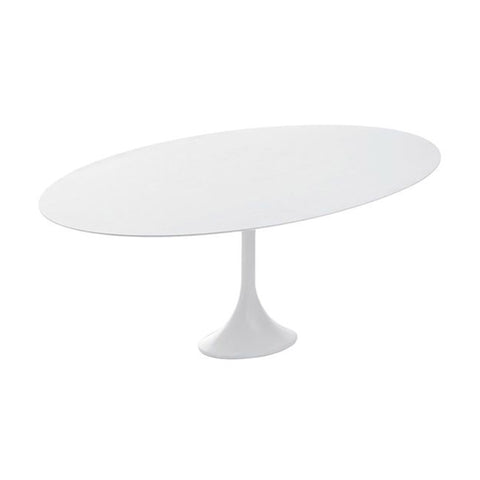 Mesa de Comedor Ovalada con Tapa de Mármol TULIP
