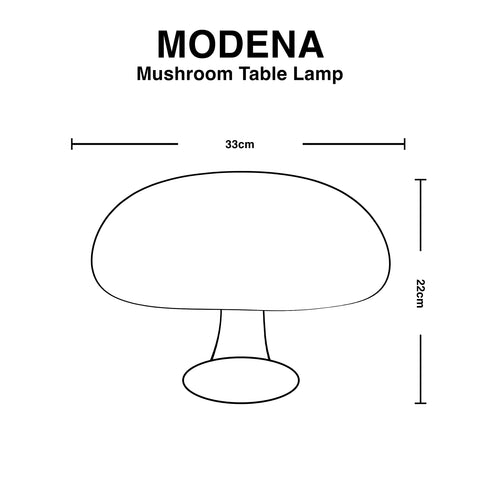 Lámpara de Mesa Retro MODENA