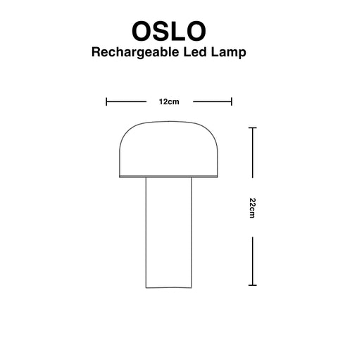 Lámpara de Mesa LED OSLO