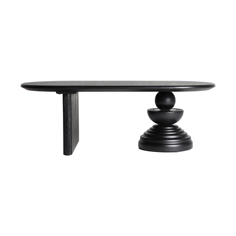 Mesa de centro Krasic artesanal en madera de pino reciclada, diseño único y atemporal que aporta calidez a cualquier espacio.